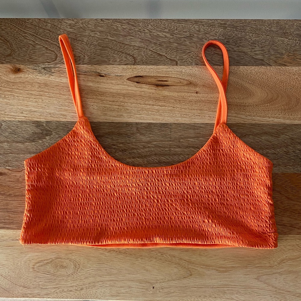 Orange Bikini Top